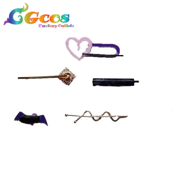 画像2: プロジェクトセカイ カラフルステージ！ feat. 初音ミク　東雲絵名　髪飾り　ダークデコラ・スイートガール　描きたくなった表情　コスプレ道具 (2)