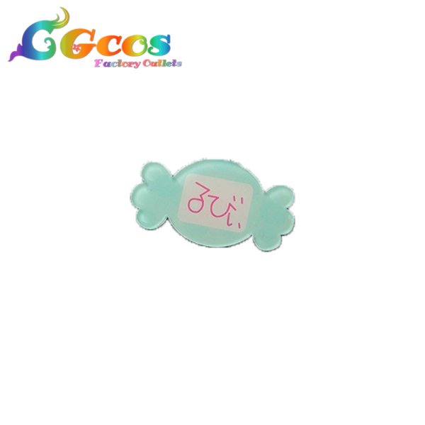 画像4: ラブライブ！サンシャイン!!　AiScReam　愛♡スクリ〜ム！　髪飾り+ブローチ　コスプレ道具 (4)