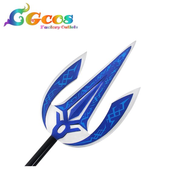 画像2: マッシュル-MASHLE-　レイン・エイムズ　三叉槍　コスプレ道具 (2)