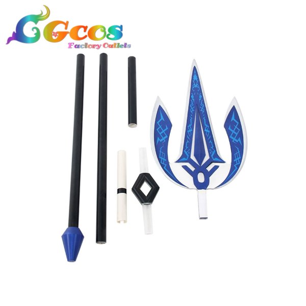 画像5: マッシュル-MASHLE-　レイン・エイムズ　三叉槍　コスプレ道具 (5)