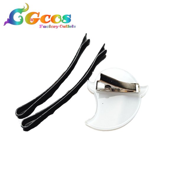 画像2: バーチャルYouTuber　VTuber　紫宮るな　初期衣装　髪飾り　コスプレ道具 (2)