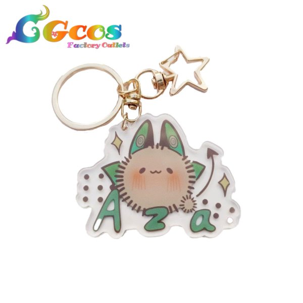 画像3: バーチャルYouTuber　VTuber　阿?（アザ/Aza）　ノースリーブパーカー　耳飾り+髪飾り　コスプレ道具 (3)