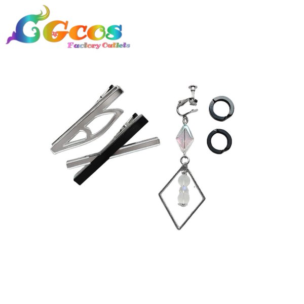 画像3: プロジェクトセカイ カラフルステージ！ feat. 初音ミク　白石杏　耳飾り　Turning Pain into Drive　コスプレ道具 (3)