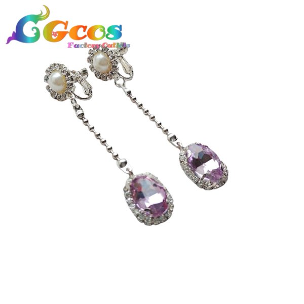 画像1: BanG Dream!（バンドリ！）　湊友希那　耳飾り　Stille Nacht Rosen Nacht　コスプレ道具 (1)