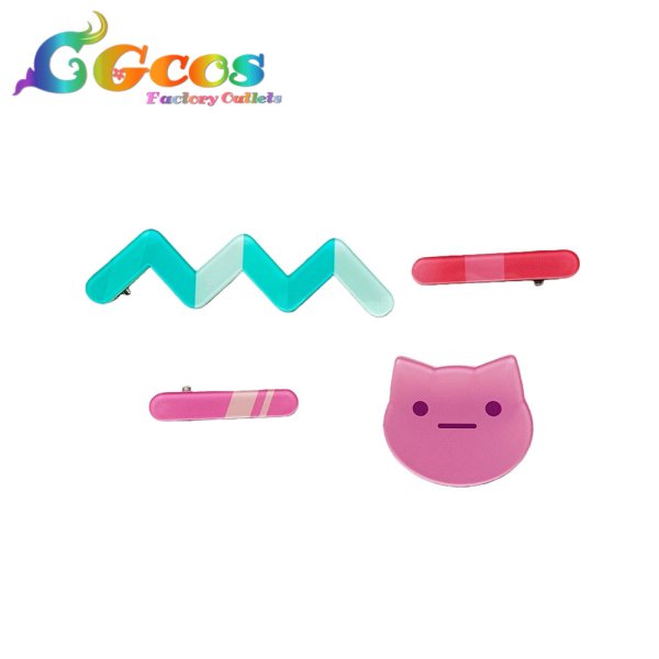 画像3: BanG Dream!（バンドリ！）　仲町あられ　耳飾り+髪飾り　コスプレ道具 (3)