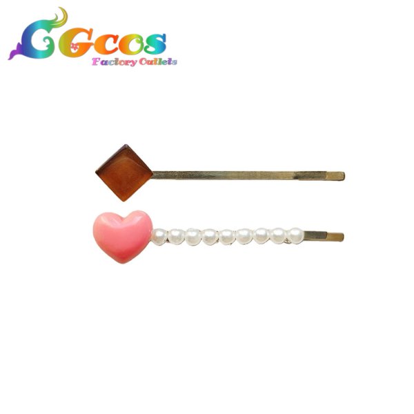 画像2: BanG Dream!（バンドリ！）　丸山彩　耳飾り+髪飾り　甘〜いのを召し上がれ　コスプレ道具 (2)