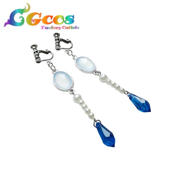 画像1: BanG Dream!（バンドリ！）　今井リサ　耳飾り　きみの隣で花を編む　コスプレ道具 (1)