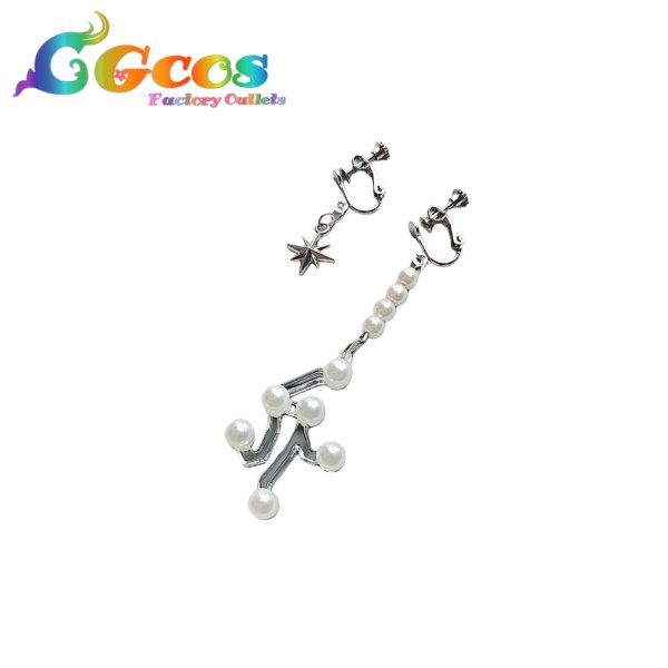 画像1: プロジェクトセカイ カラフルステージ！ feat. 初音ミク　星乃一歌　耳飾り　胸に秘めた誓い　コスプレ道具 (1)