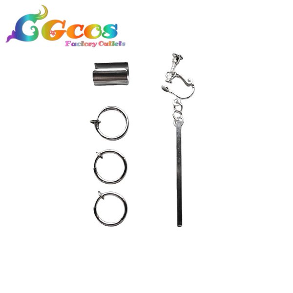 画像1: プロジェクトセカイ カラフルステージ！ feat. 初音ミク　青柳冬弥　耳飾り　ZOZOコラボ　コスプレ道具 (1)