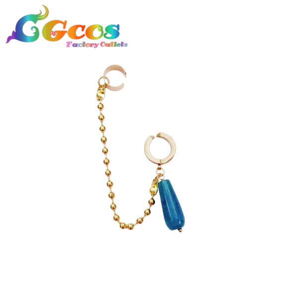 画像1: プロジェクトセカイ カラフルステージ！ feat. 初音ミク　青柳冬弥　耳飾り　HAPPY BIRTHDAYライブ 冬弥 2023　コスプレ道具 (1)