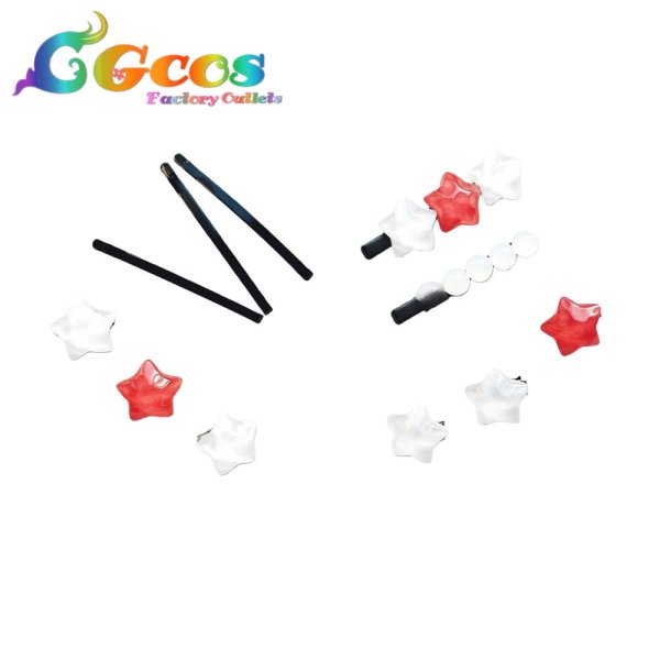 画像1: プロジェクトセカイ カラフルステージ！ feat. 初音ミク　天馬咲希　髪飾り　D.C.Bad trip　記憶の深淵　コスプレ道具 (1)