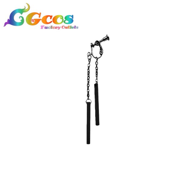 画像2: バーチャルYouTuber　Vtuber　Kaelix Debonair (ケイリクス・デボネア)　耳飾り+眼鏡　コスプレ道具 (2)