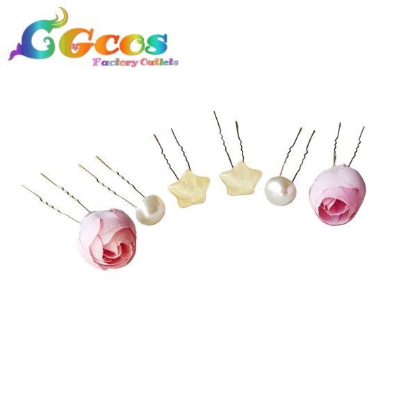 画像1: バーチャルYouTuber　VTuber　フィナーナ・竜宮(Finana Ryugu)　髪飾り　和風ドレス　コスプレ道具 (1)