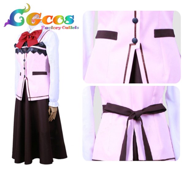 画像4: ご注文はうさぎですか? ラビットハウス喫茶店 制服 保登心愛|ココア コスプレ衣装 (4)