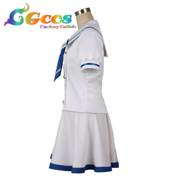 画像2: ご注文はうさぎですか? 香風智乃 制服 コスプレ衣装 (2)