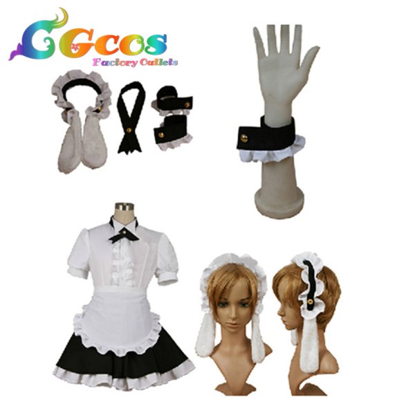 画像4: ご注文はうさぎですか? ラビットハウス喫茶店 制服 桐間紗路 コスプレ衣装 (4)