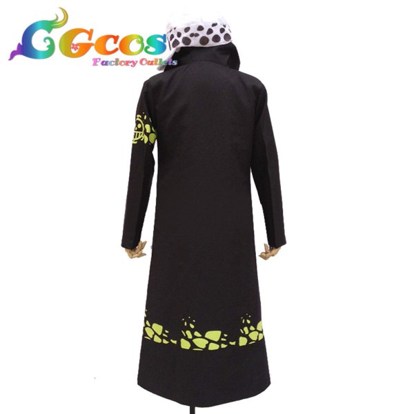 画像2: ワンピース トラファルガー・ロー 2年後 死の外科医 コスプレ衣装 (2)