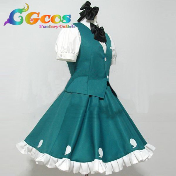 画像2: 東方project 魂魄妖夢 半人半霊の庭師 コスプレ衣装 (2)