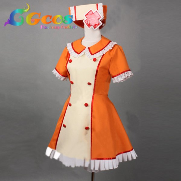 画像2: VOCALOID 恋色病棟 鏡音リン コスプレ衣装 (2)