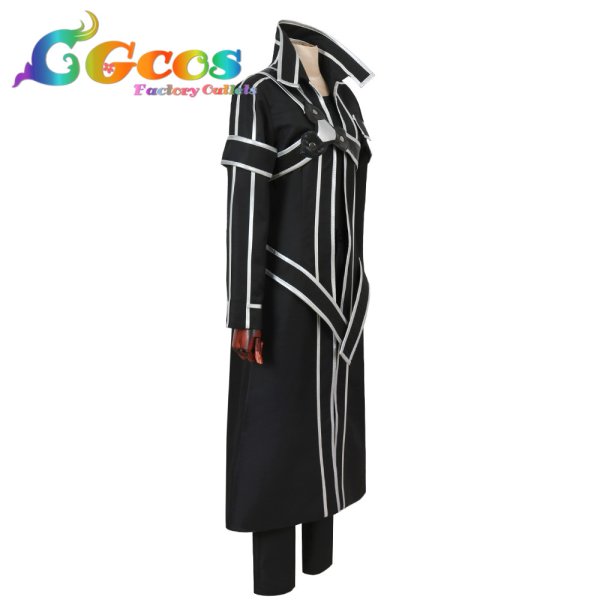 画像4: ソードアート・オンライン キリト コスプレ衣装 (4)