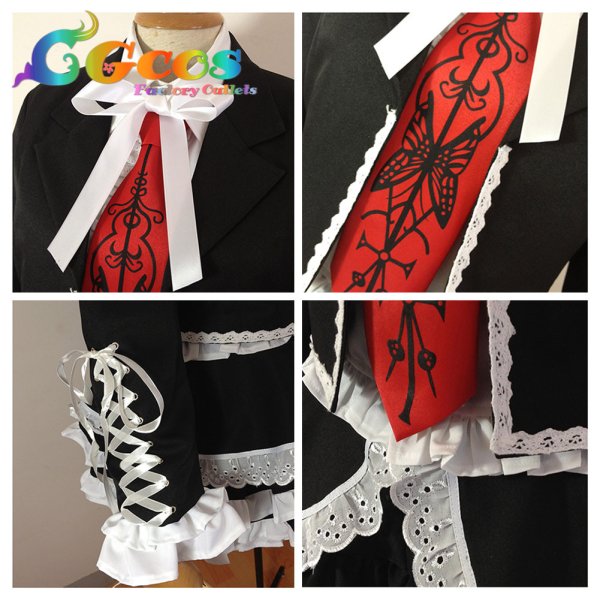 画像3: ダンガンロンパ 希望の学園と絶望の高校生 セレスティア・・ルーデンベルク コスプレ衣装 (3)