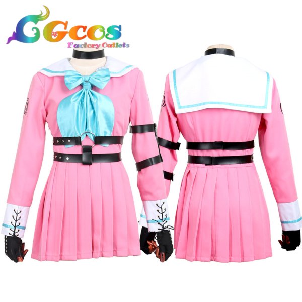 画像4: ニューダンガンロンパV3 みんなのコロシアイ新学期 入間 美兎 コスプレ衣装 (4)