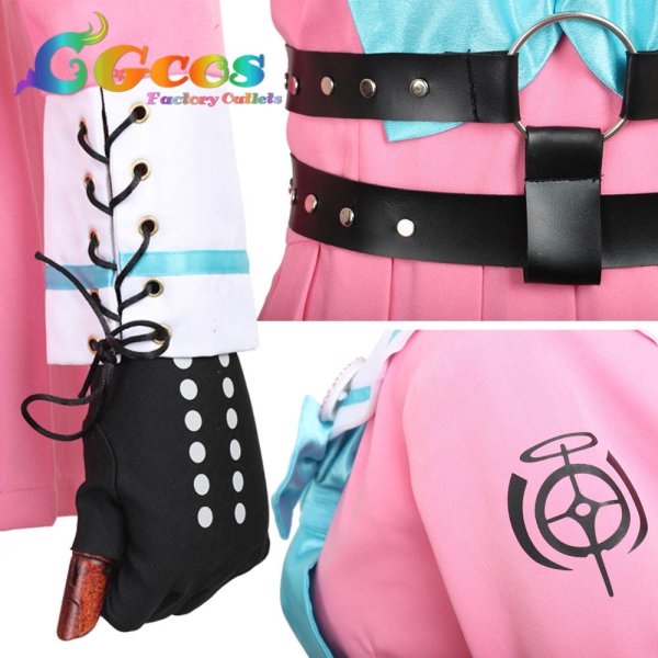 画像6: ニューダンガンロンパV3 みんなのコロシアイ新学期 入間 美兎 コスプレ衣装 (6)