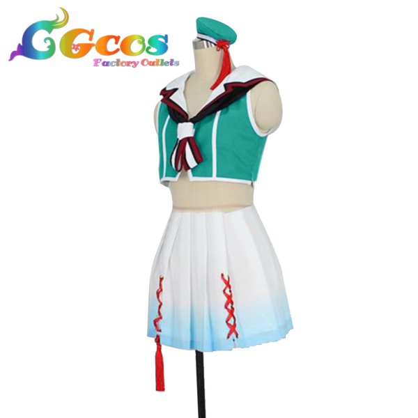 画像2: 艦隊これくしょん -艦これ- 摩耶改二  高雄型3番艦 コスプレ衣装 (2)