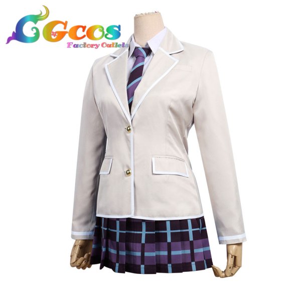 画像2: BanG Dream!(バンドリ) Roselia ロゼリア 氷川 日菜 今井リサ 湊 友希那 二年生 羽丘女子学園 冬制服 コスプレ衣装 (2)