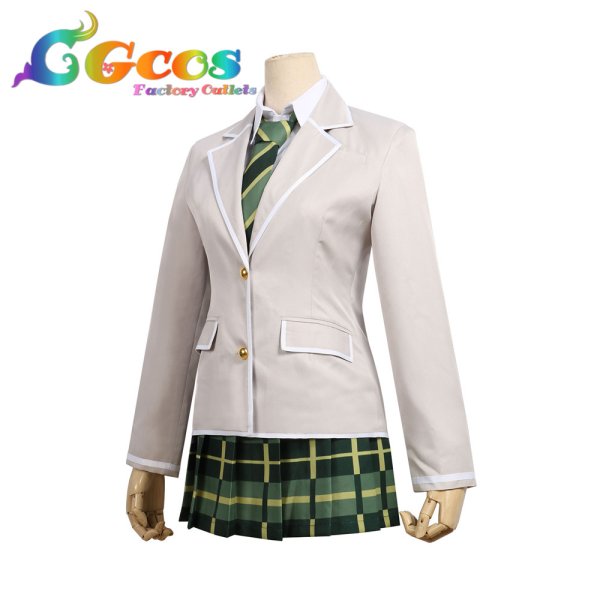 画像2: BanG Dream!(バンドリ) Afterglow 青葉モカ 一年生 冬制服 コスプレ衣装 (2)