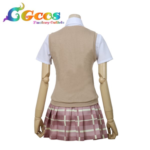 画像4: BanG Dream!(バンドリ) 三年生 羽丘女子学園 夏制服 湊友希那 コスプレ衣装 (4)