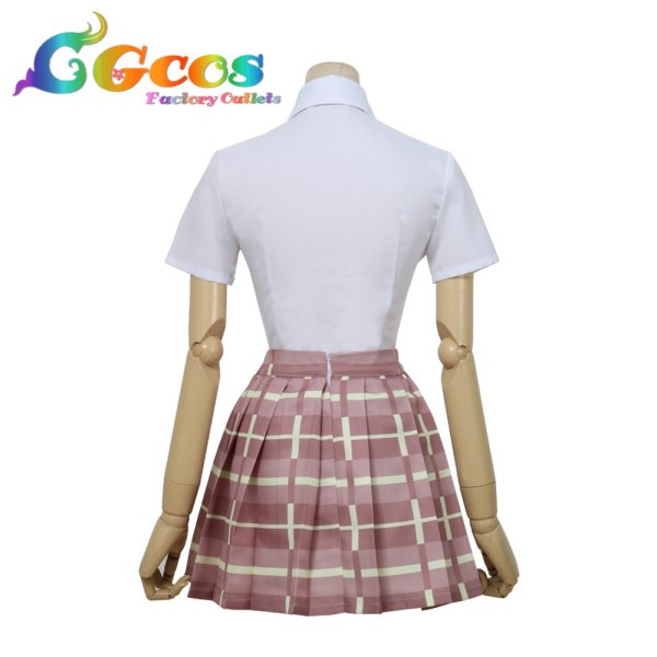 画像6: BanG Dream!(バンドリ) 三年生 羽丘女子学園 夏制服 湊友希那 コスプレ衣装 (6)