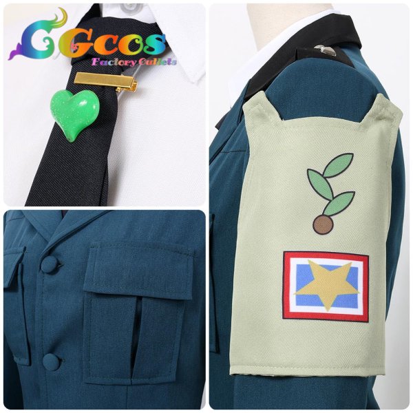 画像8: 幼女戦記 合州国義勇兵 准尉 メアリー コスプレ衣装 (8)