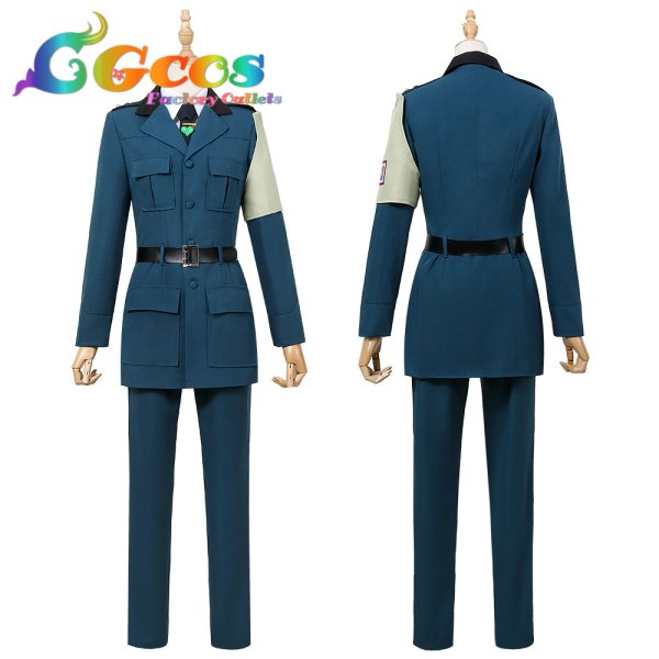 画像7: 幼女戦記 合州国義勇兵 准尉 メアリー コスプレ衣装 (7)