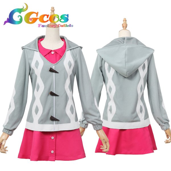 画像2: ポケットモンスター ソードシールド 女主人公 ユウリ コスプレ衣装 (2)