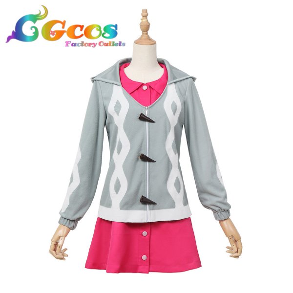 画像3: ポケットモンスター ソードシールド 女主人公 ユウリ コスプレ衣装 (3)