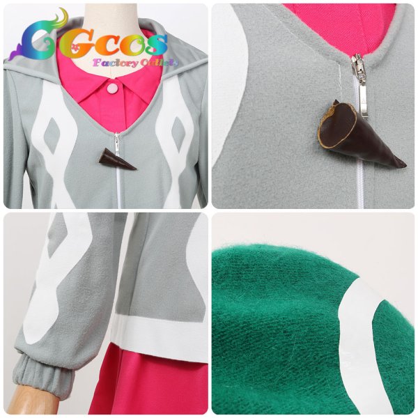 画像9: ポケットモンスター ソードシールド 女主人公 ユウリ コスプレ衣装 (9)