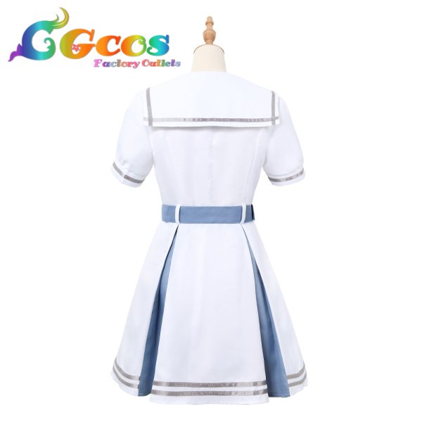 画像3: BanG Dream!(バンドリ!)  Morfonica モルフォニカ モニカ 全員 夏制服 八潮 瑠唯 |倉田 ましろ |二葉 つくし | 広町 七深 |桐ヶ谷 透子 コスプレ衣装 (3)