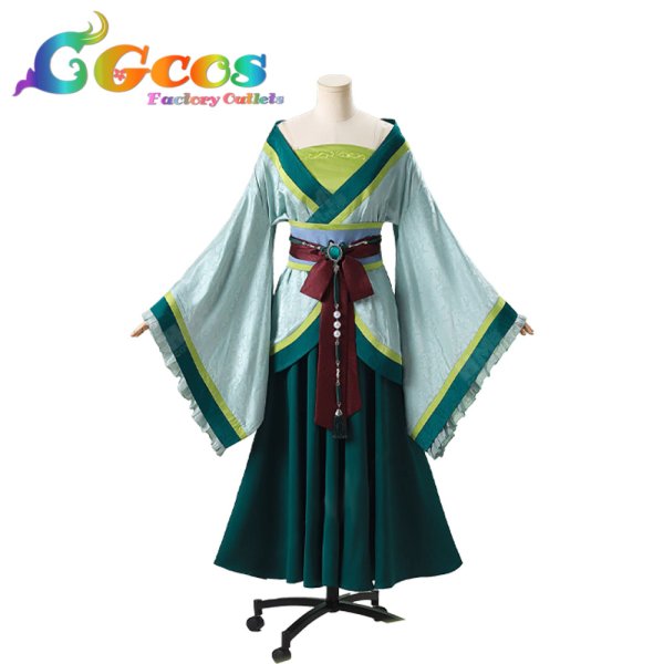 画像1: 薬屋のひとりごと　猫猫（マオマオ）　西都編　コスプレ衣装 (1)