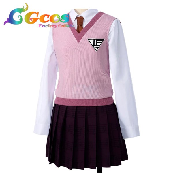 画像1: ニューダンガンロンパV3 みんなのコロシアイ新学期　赤松楓　コスプレ衣装 (1)