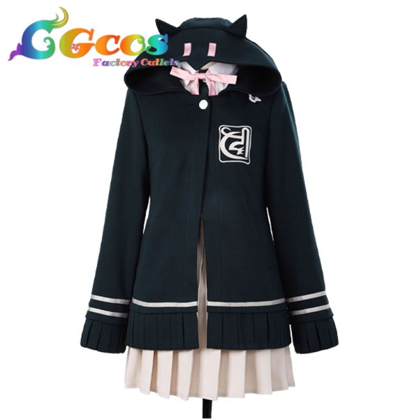 画像1: スーパーダンガンロンパ2 さよなら絶望学園　七海千秋　コスプレ衣装 (1)