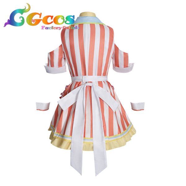 画像2: プロジェクトセカイ カラフルステージ! feat. 初音ミク 桃井愛莉 Happy deliver 魅惑のハッピーペロリ! コスプレ衣装 (2)