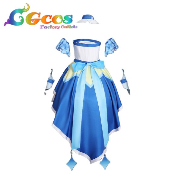 画像3: キミとアイドルプリキュア♪ 蒼風なな(キュアウインク) コスプレ衣装 (3)