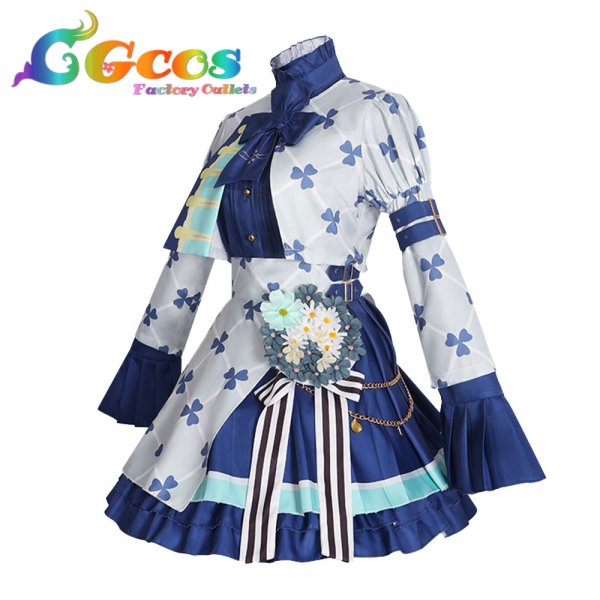 画像2: プロジェクトセカイ カラフルステージ! feat. 初音ミク 桐谷遥 トゥインクル・クローバー 3周年記念 MORE MORE JUMP! コスプレ衣装 (2)