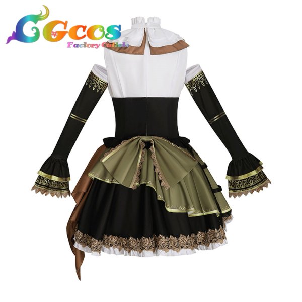 画像4: プロジェクトセカイ カラフルステージ! feat. 初音ミク 東雲絵名 マリオネットドレス コスプレ衣装 (4)