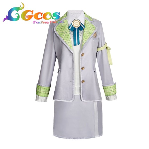 画像1: プロジェクトセカイ カラフルステージ! feat. 初音ミク 桐谷遥 SMILE-uniform 受け取られた希望 コスプレ衣装 (1)