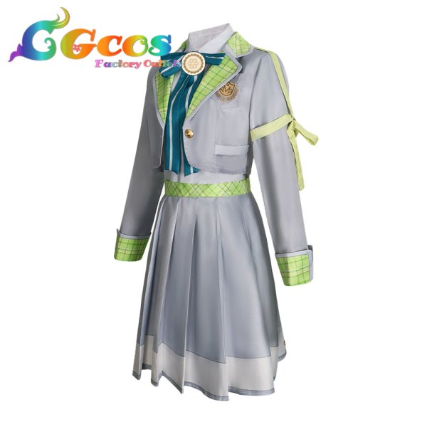 画像3: プロジェクトセカイ カラフルステージ! feat. 初音ミク 花里みのり STEP-uniform 積み重ねた想いは コスプレ衣装 (3)