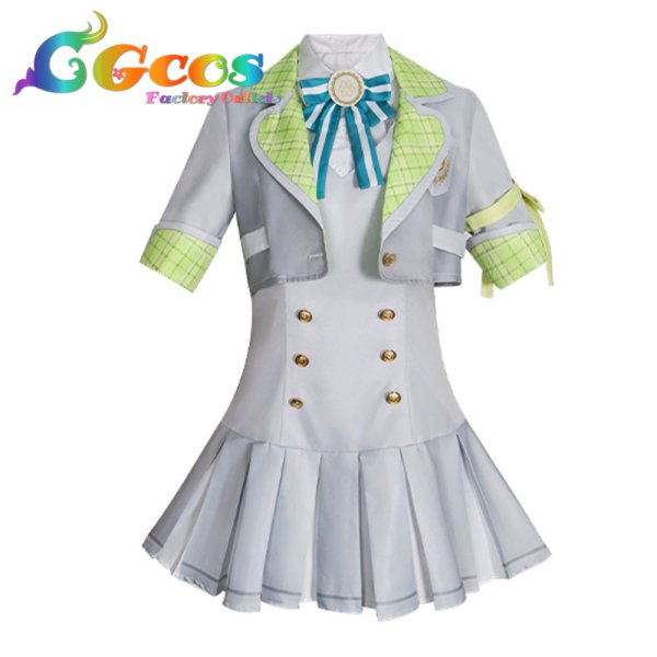 画像1: プロジェクトセカイ カラフルステージ! feat. 初音ミク 桃井愛莉 LOVE-uniform 日常の1ページ コスプレ衣装 (1)