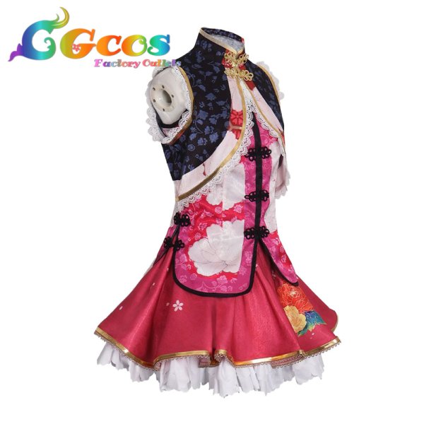 画像2: ラブライブ! School idol project 矢澤にこ チャイナドレス コスプレ衣装 (2)