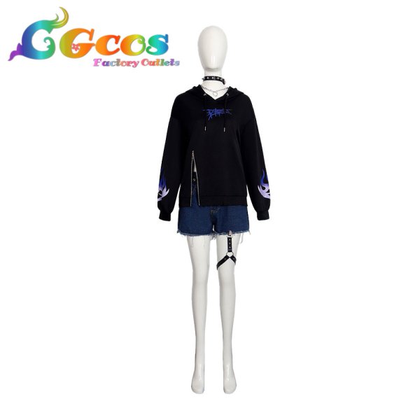 画像1: プロジェクトセカイ カラフルステージ! feat. 初音ミク 小豆沢こはね Bright flame 相応しくあれるように コスプレ衣装 (1)